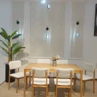 میز و صندلی ناهارخوری چهار نفره مدل ویلاری