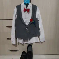 جلیقه و شلوار و کراوات وکفش مجلسی