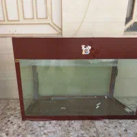 آکواریوم بزرگ باتمامی وسایل داخلش