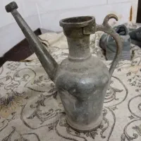 آفتابه مسی با بشقاب
