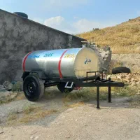 تانکر چرخ دار ۲۱۰۰لیتری با ورق سفیدبدون کارکرد خشک