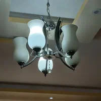 لوستر۵شاخه سالم وتک شاخه