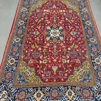 فرش دستباف جفت ۳/۵متری قم ۴۰ رج دونه ای ۳۳ ت|فرش|مشکین‌دشت, |دیوار