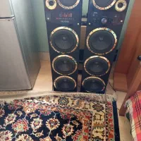 اسپیکر میکرولب ایستاده مشکی طلایی