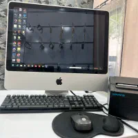 مانیتور imac9،1 چاپگر فیش فروشگاهی، کیبورد و موس