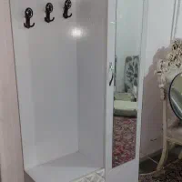 جا کفشی و جا لباسی آینه دار کشو