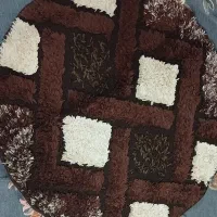 پادری رشته ای یک جفت در دورنگ کرم قهو ه ای