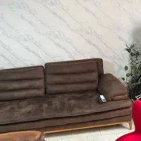 کاناپه تخت شو سه نفره|مبلمان خانگی و میز عسلی|رشت, گلسار|دیوار