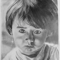 سفارش  چهره سیاه قلم