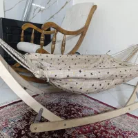 گهواره ننو سنتی چوبی در حد نو