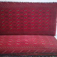 دوجفت پشتی دستباف ترکمنی