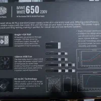 پاور 650W COOLER MASTER MWE WHITE|قطعات و لوازم جانبی رایانه|فولادشهر, مسکن مهر فولادشهر|دیوار