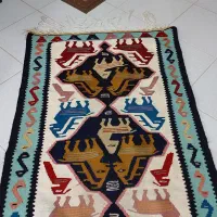 گلیم دستبافت باغ وحش|گلیم، جاجیم، گبه|مشهد, هفت تیر (نه دره)|دیوار
