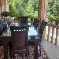 میزناهارخوری هشت نفری|میز و صندلی غذاخوری|ماکلوان, |دیوار