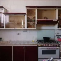 کابینت فلزی همراه باهود سینک