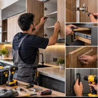 تعمیر تخصصی کابینت و کمد دیواری