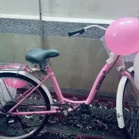 دوچرخه صورتی دخترانه سایز۲۶