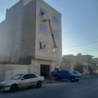 ماشین نیسان بالابر جرثقیل نفربر پاکتی بسکتی داربست|خدمات حمل و نقل|شیراز, شهرک فرهنگیان|دیوار