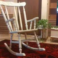 صندلی راک چوب راش|مبلمان خانگی و میز عسلی|کرمانشاه, |دیوار