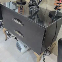 دو عدد میز  چوبی کشو داره کاملا سالم|جاکفشی، کمد، دراور|تهران, باغ فیض|دیوار