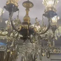 لوستر نئوکلاسیک طرح آنتیک در حد نو|لوستر و چراغ آویز|رشت, نیکمرام|دیوار