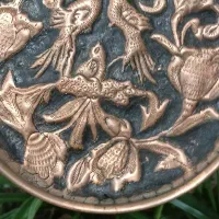 بشقاب‌مسی‌دیوارکوب‌کاردست