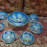 سرویس کریستال والتر فنجان قمقمه سینی ظروف ظرف|ظروف سرو و پذیرایی|کرج, اتحاد|دیوار