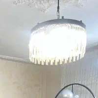 لوستر کریستالی دو عدد|لوستر و چراغ آویز|تهران, آرژانتین|دیوار