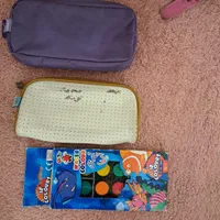 کیف مدرسه دخترانه کوله پشتی.دو جا مدادی و آبرنگ نو|کفش و لباس بچه|تهران, سازمان برنامه شمالی|دیوار