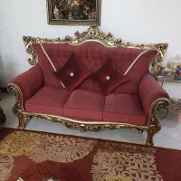 مبل استیل در حد نو 9نفره با میز وسط وعسلی|مبلمان خانگی و میز عسلی|تهران, بهاران|دیوار