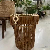 سطل زباله و دستمال کاغذی ،رو میزی مکرومه بافی|صنایع دستی و سایر لوازم تزئینی|کرج, ساسانی (قلمستان)|دیوار