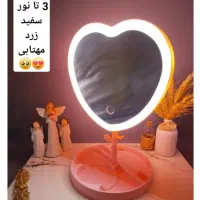 آینه رومیزی رینگ و لایت دار