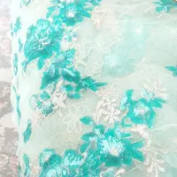 پارچه تور پولک دوزی شده  مجلسی ترک