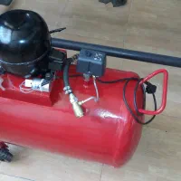 کمپرسور پمپ باد سایلنت 80 لیتری