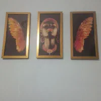 تابلو سه تیکه در حد نو