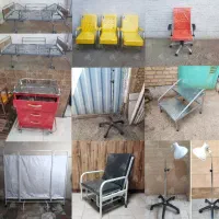 تخت زیبایی، ترالی، تابوره و تجهیزات کلینیک|پزشکی|جوادآباد, |دیوار