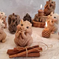 شمع های زیبا مخصوص خانم های خوش سلیقه|صنایع دستی و سایر لوازم تزئینی|مهاباد (آذربایجان غربی), |دیوار