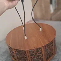 لوستر ۳شعله در حد نو|لوستر و چراغ آویز|تهران, شکوفه|دیوار