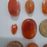 ۱۵ قطعه عقیق طبیعی کهنه قدیمی|بدلیجات|خرمآباد, |دیوار