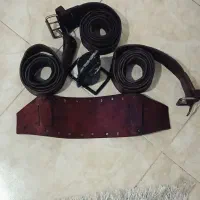 کمربند هیکلی چرم کاملاً سالم