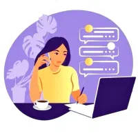 ادمین/پاسخگویی/دورکاری/آنلاین