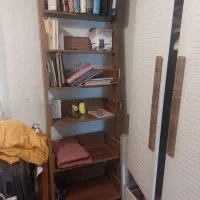 کتابخانه در حد نو|کتابخانه، شلف، قفسه‌های دیواری|تهران, دهکده المپیک|دیوار