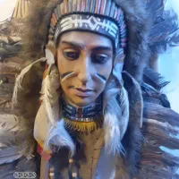 دکوری دیواری سرخپوست برای قهوه خانه ها و