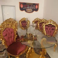 میز و ناهارخوری استیل سلطنتی|میز و صندلی غذاخوری|مراغه, |دیوار