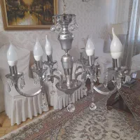 لوستر ۸ شعله بسیار سالم|لوستر و چراغ آویز|تهران, پونک|دیوار