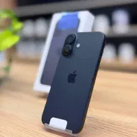 گوشی iphone 16 با حافظه ۱۲۸ مشکی باتری ۱۰۰ درصد