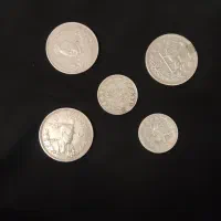 سکه نقره|کلکسیون سکه، تمبر، اسکناس|ری, صفاییه (چشمه علی)|دیوار
