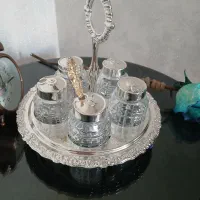 چاشنی خوری سیلور چرخشی قدیمی