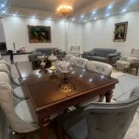 مبل  هفت نفره با میز ناهار خوری کاملا نو