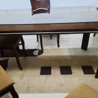 دوتا ناهارخوری ۶و۴|میز و صندلی غذاخوری|کلاردشت, |دیوار